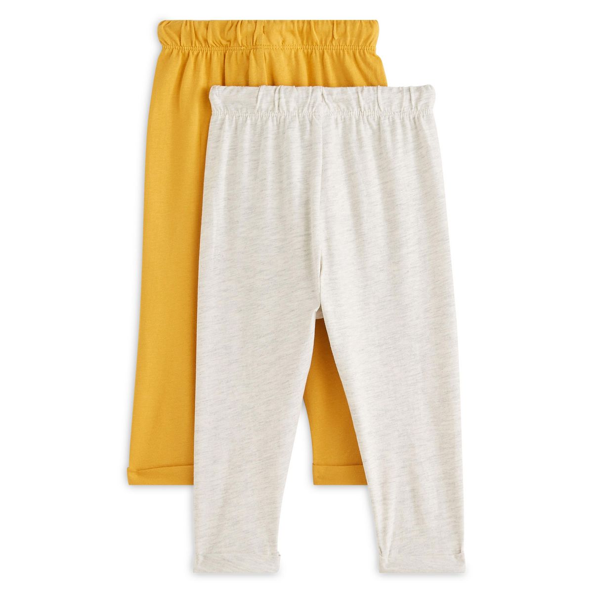 IN EXTENSO Lot de 2 pantalons coton bio lapins bébé fille