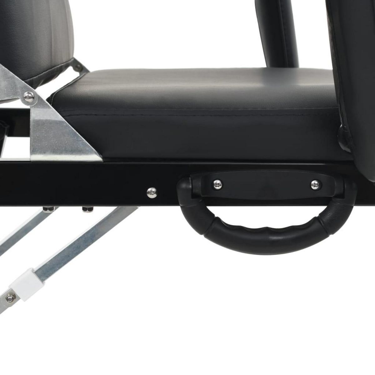 VIDAXL Fauteuil de massage pour traitement facial Simili-cuir Noir