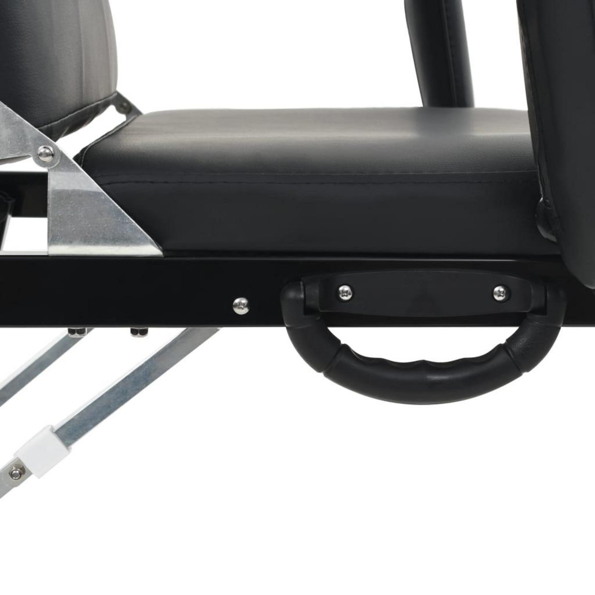 VIDAXL Fauteuil de massage pour traitement facial Simili-cuir Noir