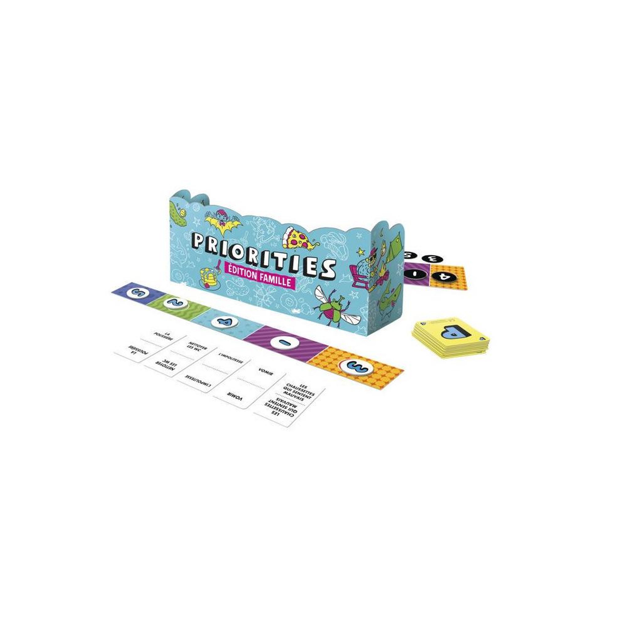 Voir la diapositive 2 : HASBRO Jeu de cartes de classement Priorities Family Edition