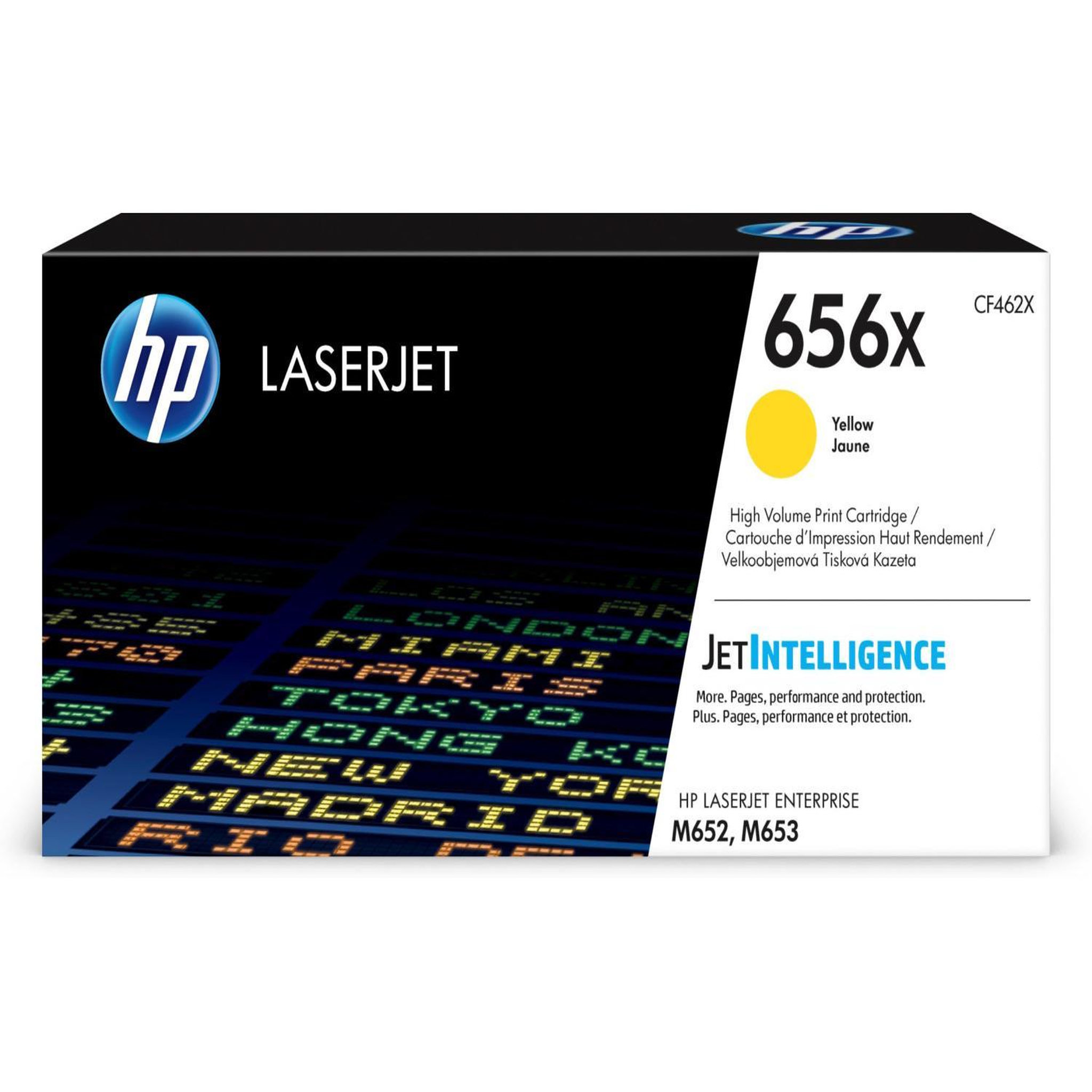 Voir la diapositive 2 : HP Hp 656x toner jaune laserjet authentique grande capacité