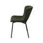 Voir la diapositive 4 : LISA DESIGN Castillo - lot de 4 chaises - kaki - en tissu bouclette