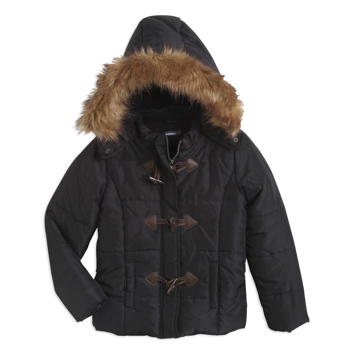 IN EXTENSO Doudoune à capuche dufflecoat fille