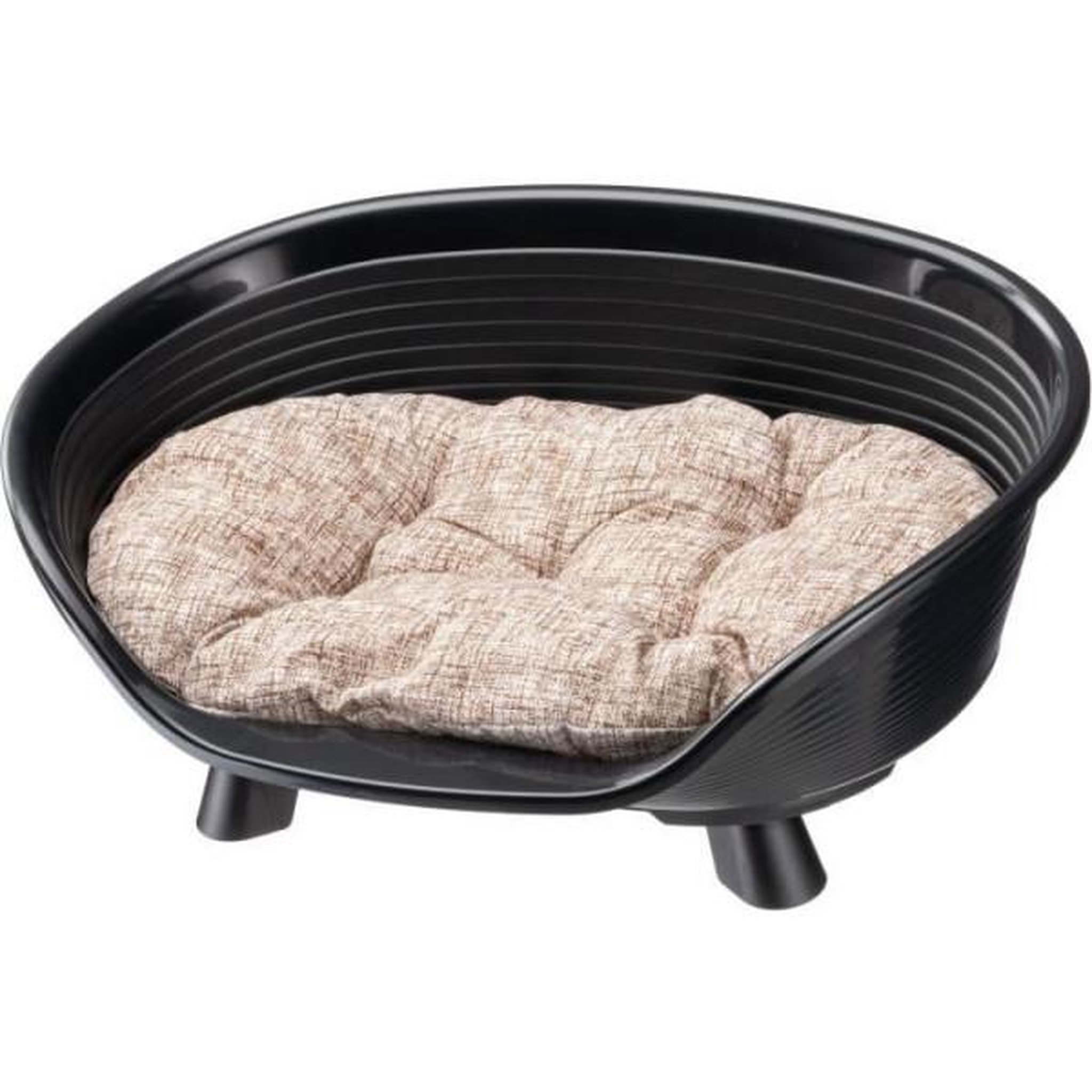 Voir la diapositive 5 : Ferplast Corbeille - FERPLAST - THRONE 4 - Avec coussin relax - Noir