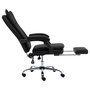 Voir la diapositive 5 : VIDAXL Chaise de bureau Noir Similicuir