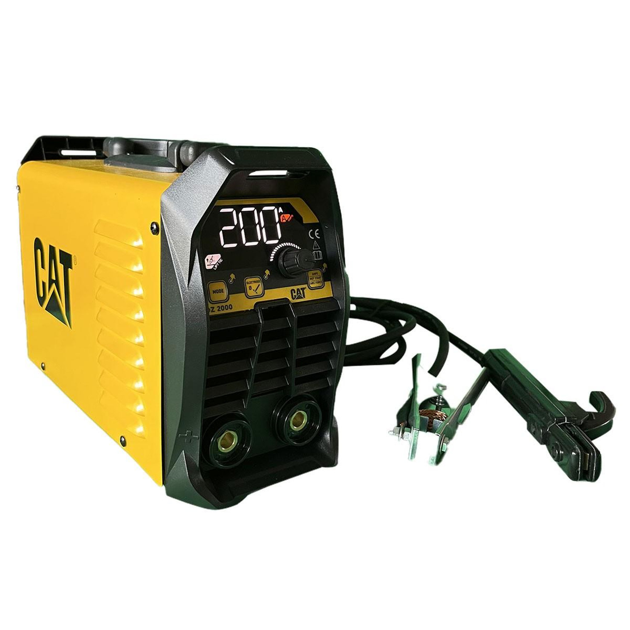 Voir la diapositive 2 : CAT Poste à souder inverter mma 200a ecran numérique electrodes ø1.6 - 5.0mm acier inox fonte réglage automatique intelligent cat