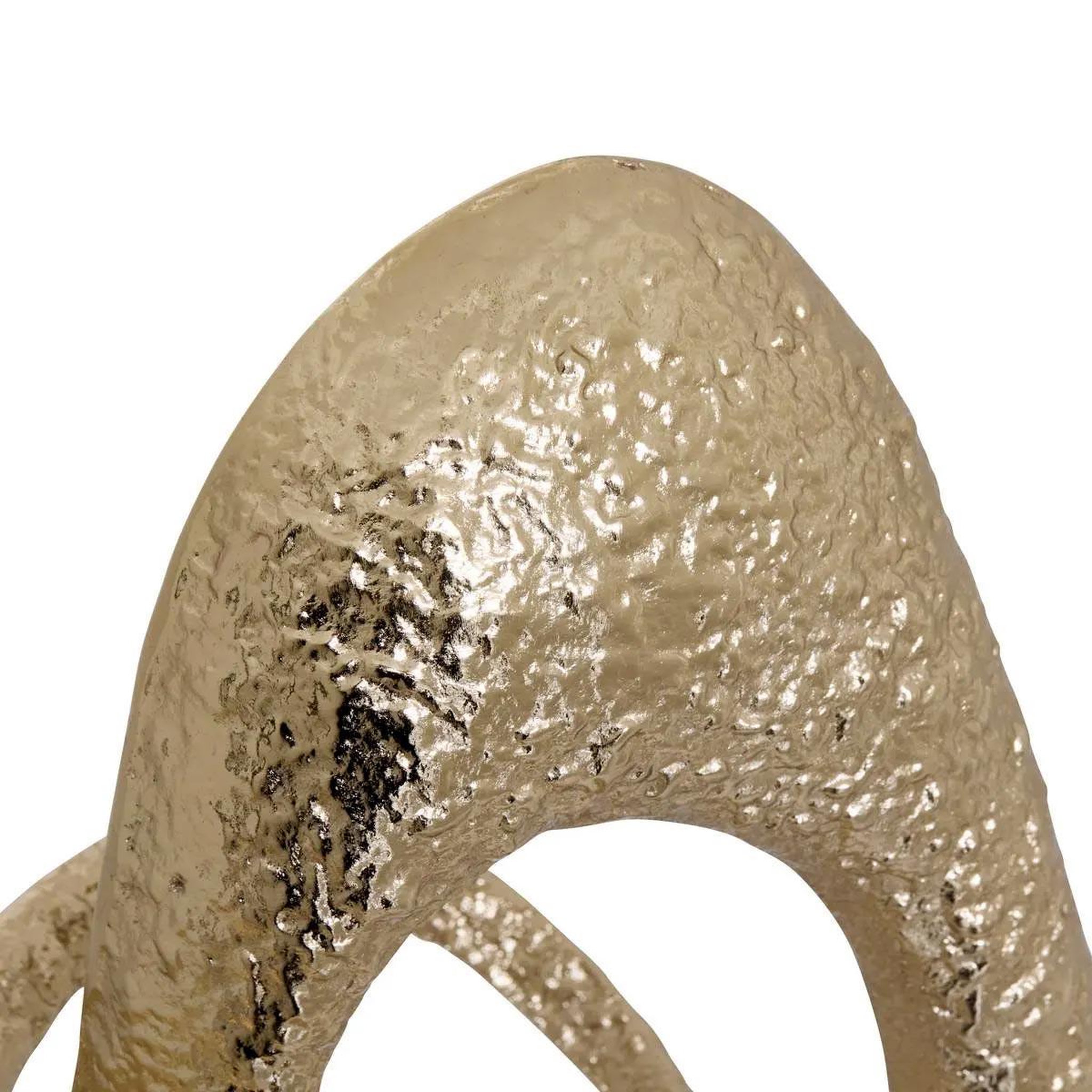 Voir la diapositive 2 : ATMOSPHERA Forme organique déco  dana  34cm doré