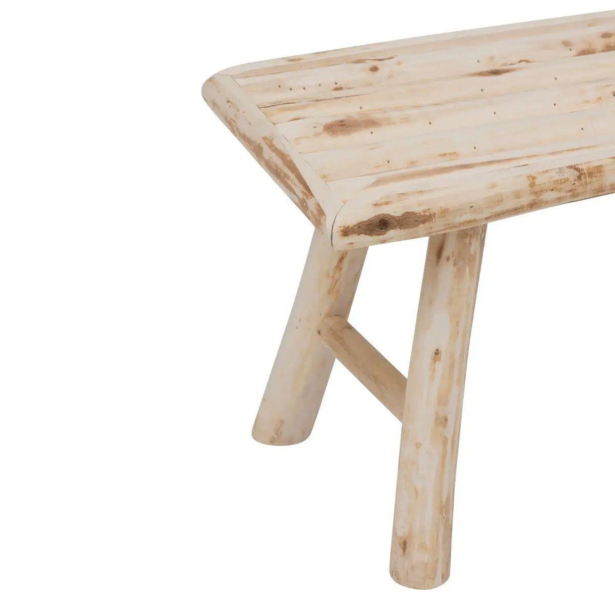 Voir la diapositive 2 : ATMOSPHERA Banc en bois  woody  70cm beige