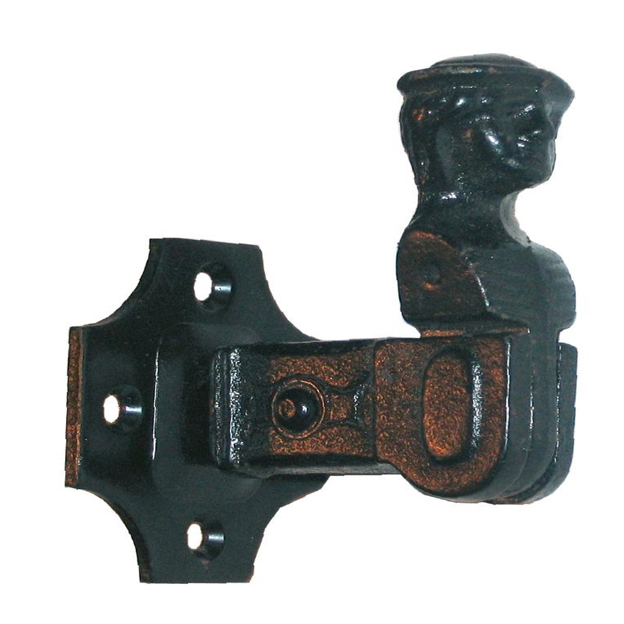 CENTRALE BRICO Arrêt sur platine acier prépeint, H.80 x L.50 x P.60 mm