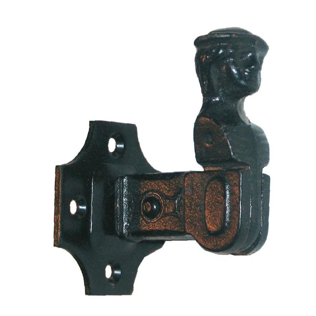 CENTRALE BRICO Arrêt sur platine acier prépeint, H.80 x L.50 x P.60 mm