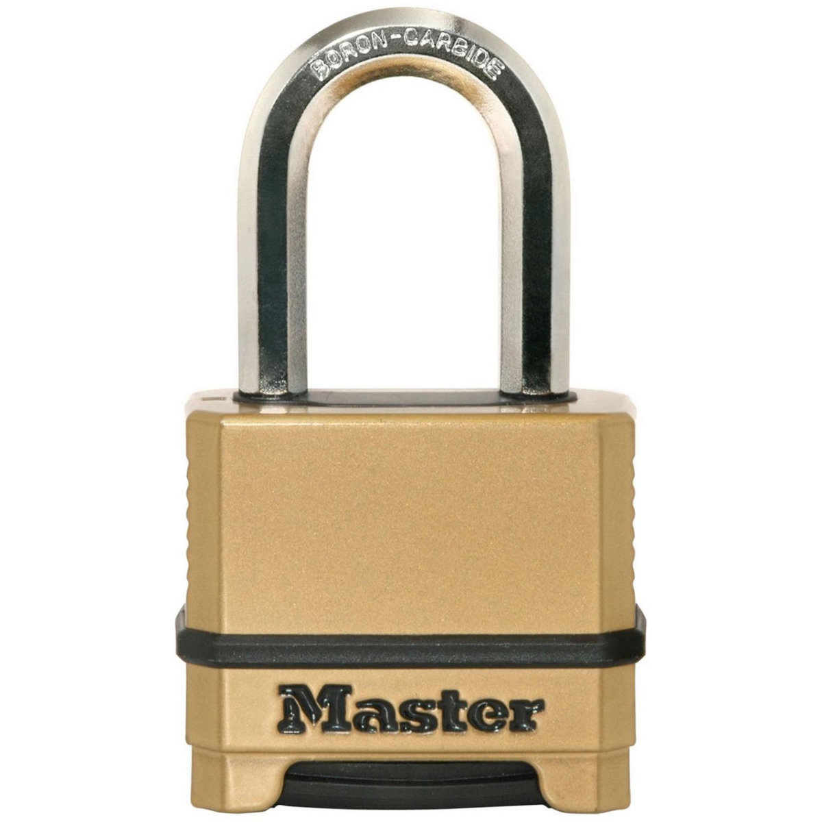 Master lock Cadenas Haute Sécurité [Combinaison] [Zinc] [Anse L] [Extérieur] M175EURDLF