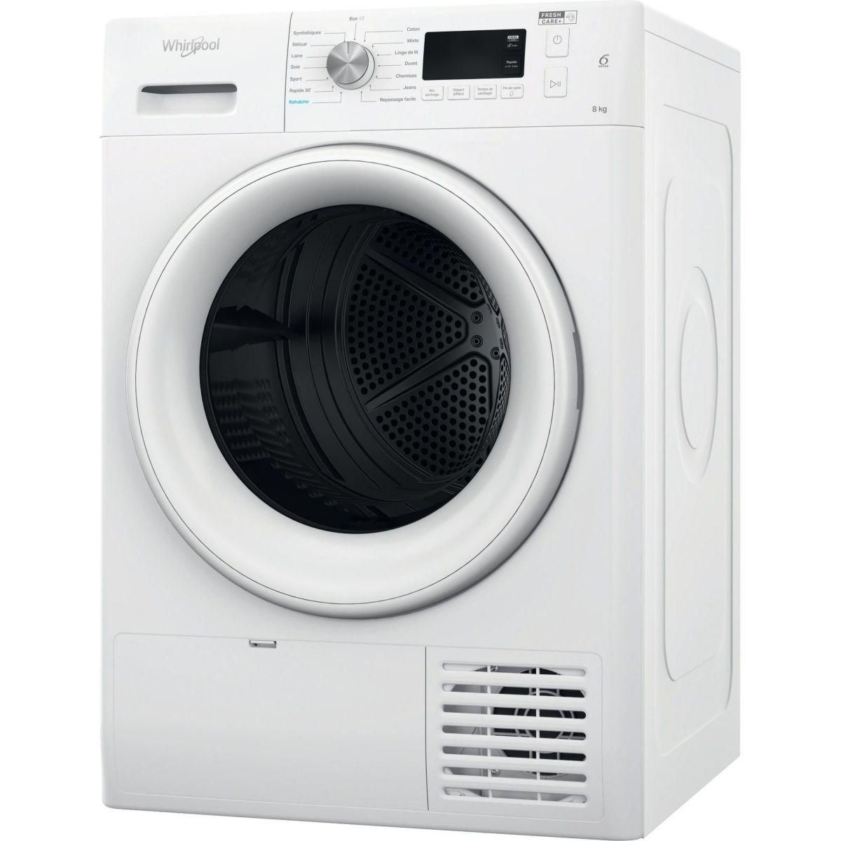 Whirlpool Sèche linge pompe à chaleur FFTM1182FRR