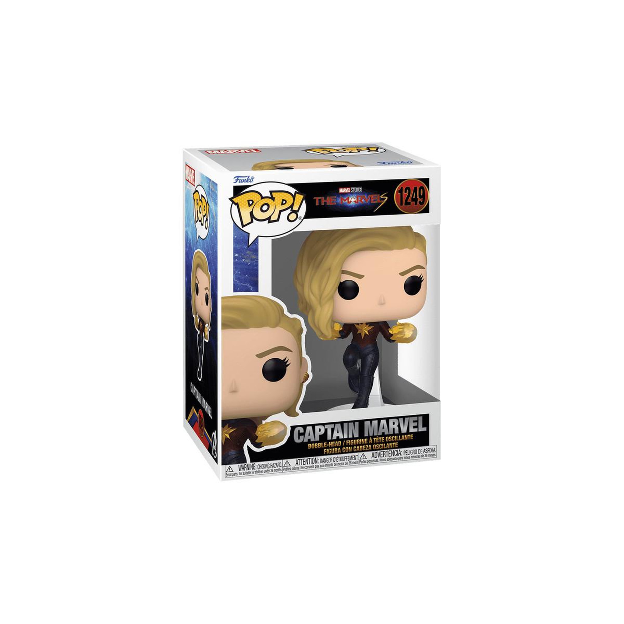 Voir la diapositive 3 : Funko Figurine Funko Pop The Marvels Captain Marvel