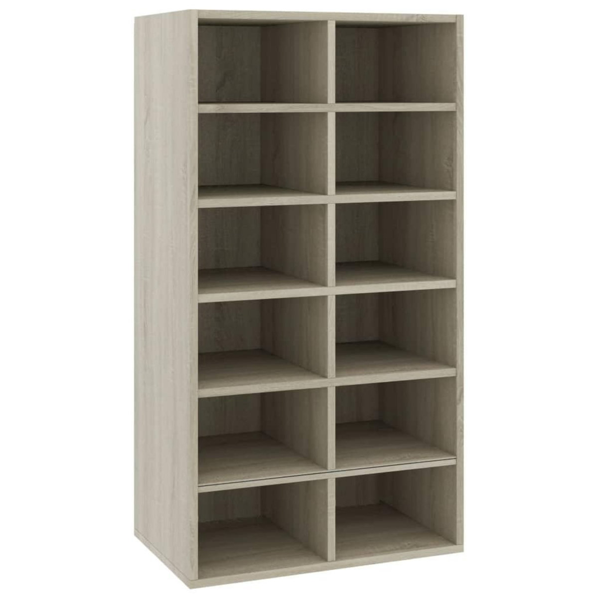 VIDAXL Etagere a chaussures Chene sonoma 54x34x100,5 cm