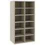 Voir la diapositive 2 : VIDAXL Etagere a chaussures Chene sonoma 54x34x100,5 cm