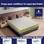 Voir la diapositive 3 : DAGOSTINO HOME Matelas 80x190 | Spécial Lit Enfant  | Mousse Luxury HR Ferme, Haute Résilience pour un Soutien Parfait et un Confort Optimal | Matelas 1 Place | Indépendance du Couchage | Double Face (Été-Hiver) | Très Respirant | H15
