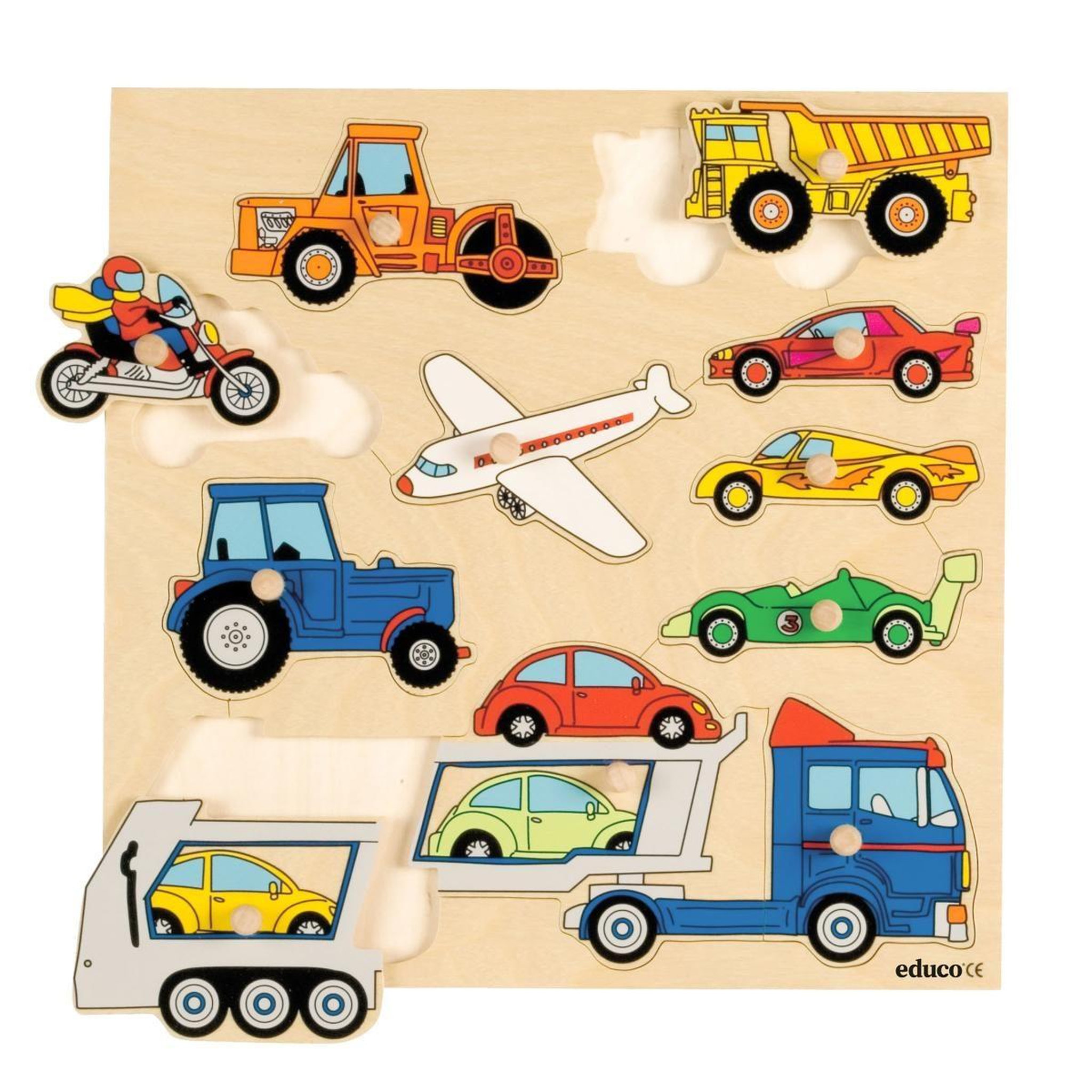 EDUCO Véhicules — 11 pièces de puzzle