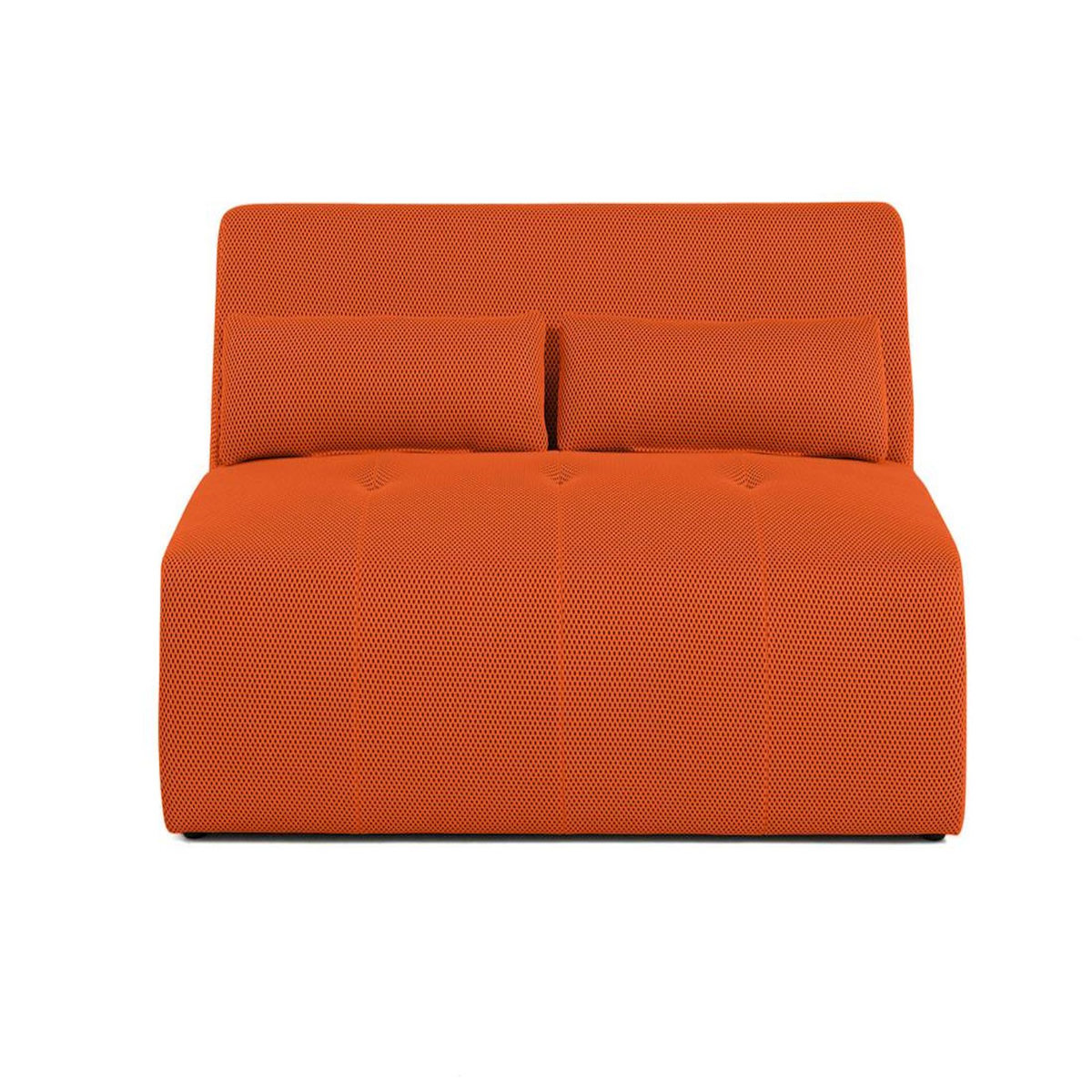 LISA DESIGN Onyx - canapé droit 2 places - en tissu mailles 3d