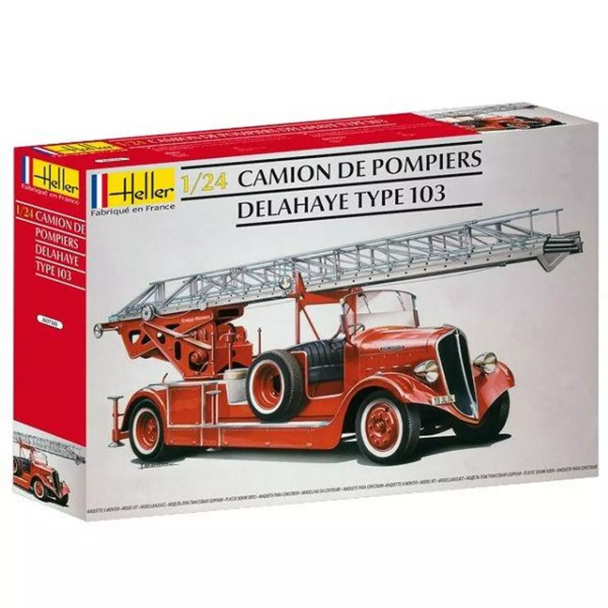 Heller Maquette Camion de pompier Bonneville Delahaye type 103