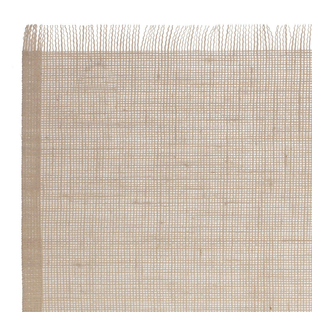 ATMOSPHERA Lot de 6 sets de table à franges - 45 x 30 cm - Naturel