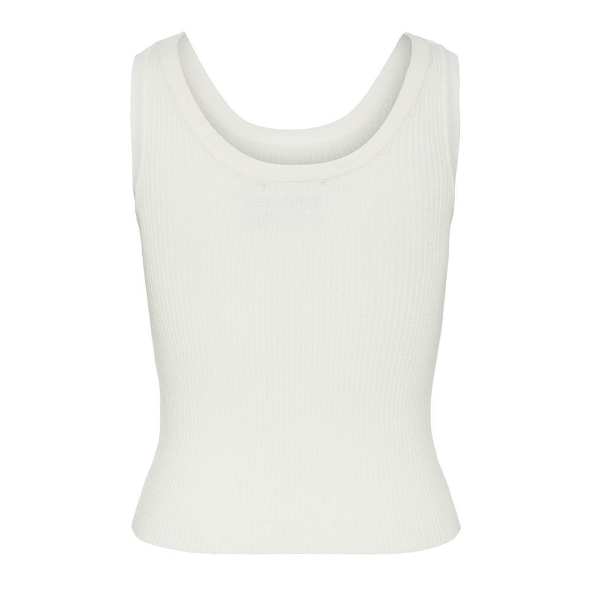 Voir la diapositive 2 : Pieces Débardeur Ecru Femme Pieces Prista