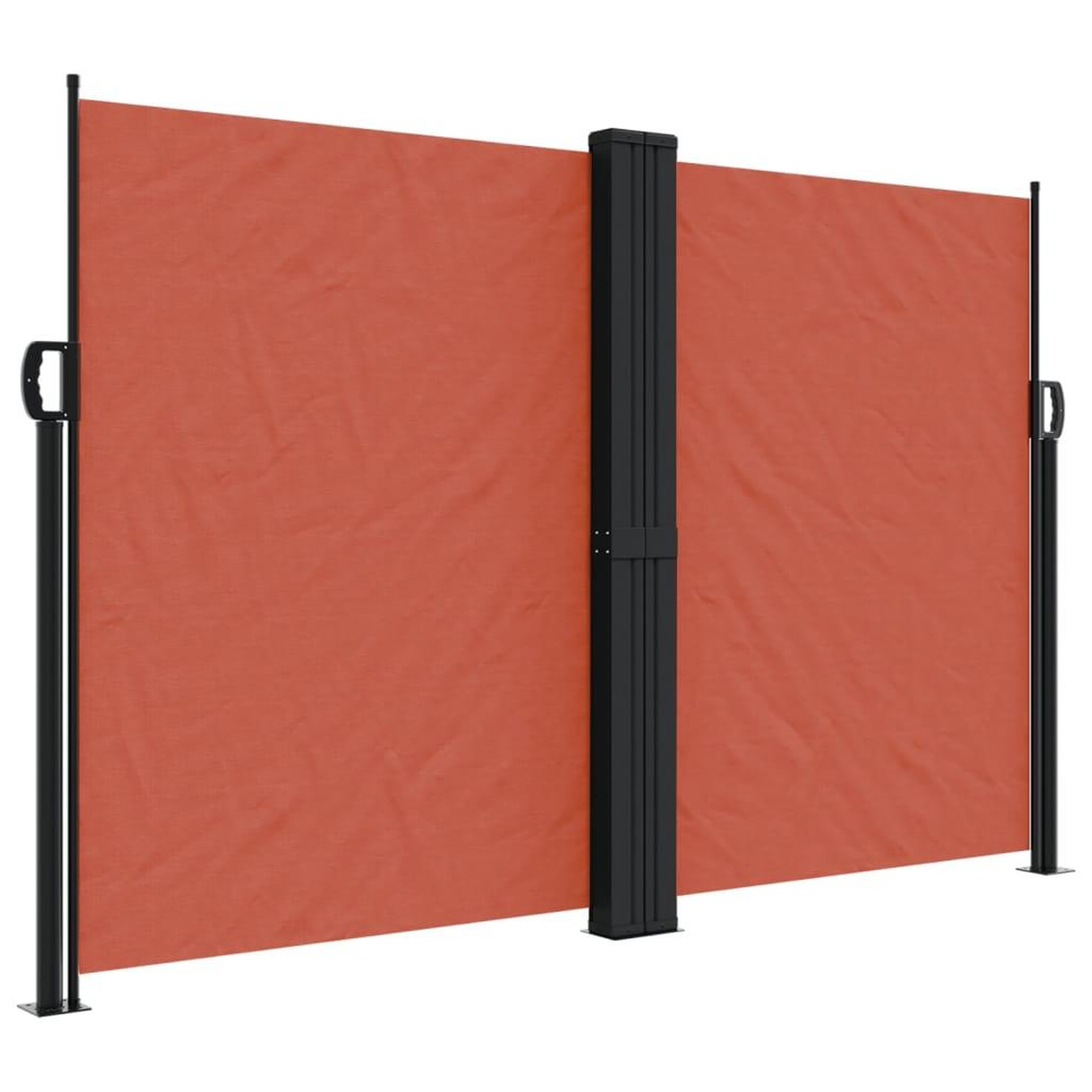 Voir la diapositive 2 : VIDAXL Auvent lateral retractable terre cuite 160x1200 cm