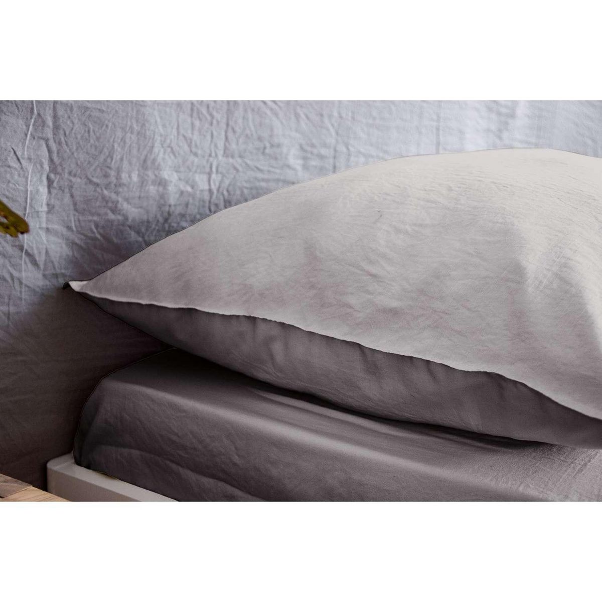 COTE DECO Parure de lit - 100% microfibre lavée