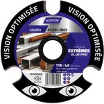 Norton Disque vision extreme acier inox 115 x 4,0