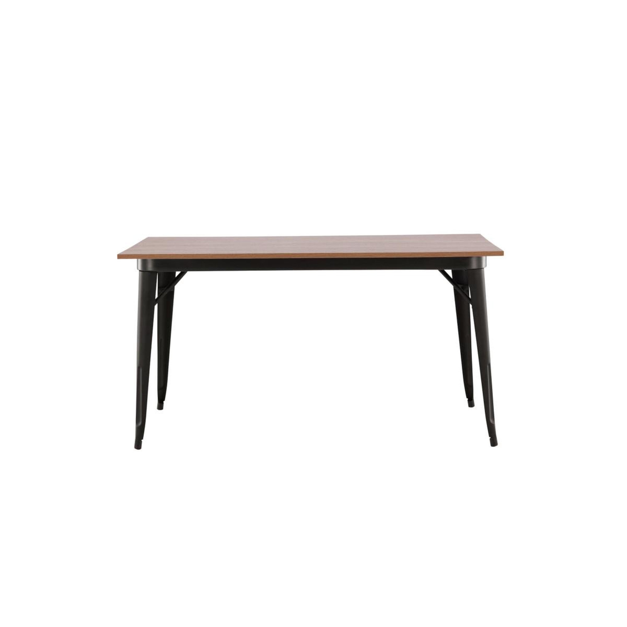 Voir la diapositive 2 : Paris Prix Table à manger design  tempe  140cm noyer