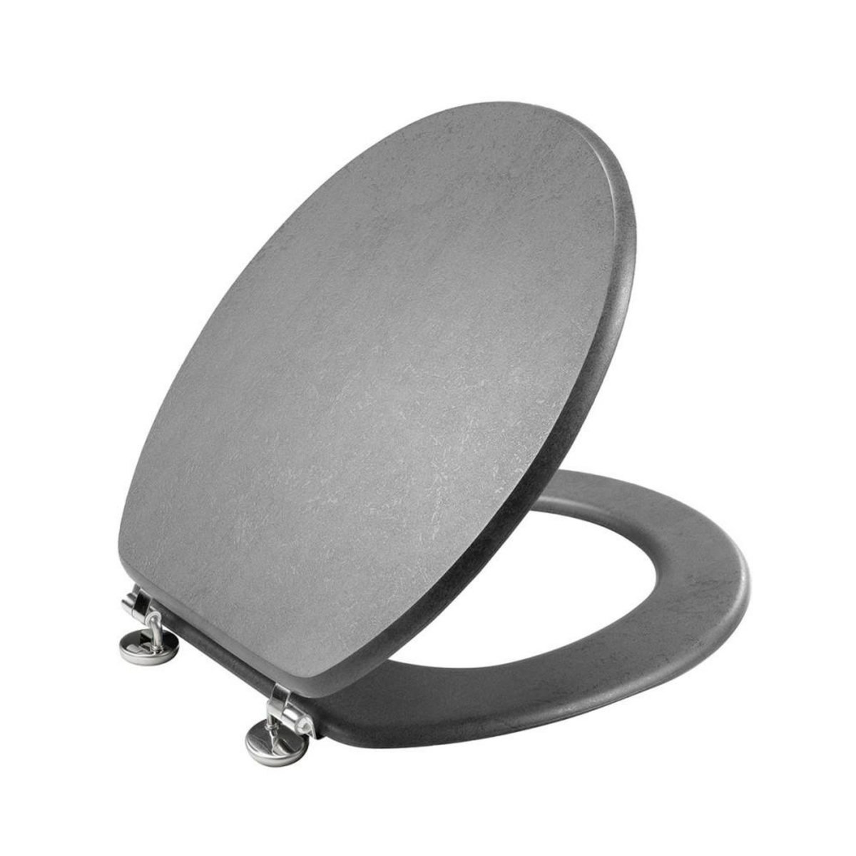 Douceur d'Intérieur Abattant WC MDF charnières métal effet béton Alium