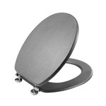 Douceur d'Intérieur Abattant WC MDF charnières métal effet béton Alium