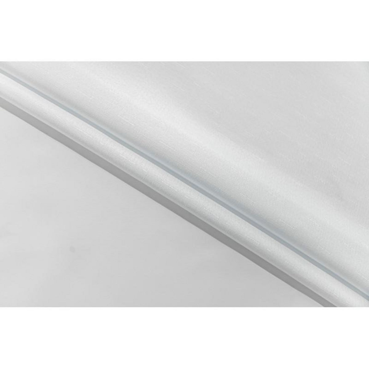 UNIVERS DECOR Nappe antitache unie blanche rectangulaire 145 x 240 cm