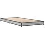 Voir la diapositive 3 : VIDAXL Cadre de lit sans matelas sonoma gris 90x190 cm