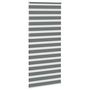 Voir la diapositive 4 : VIDAXL Store zebre gris fonce largeur du tissu 100,9 cm polyester