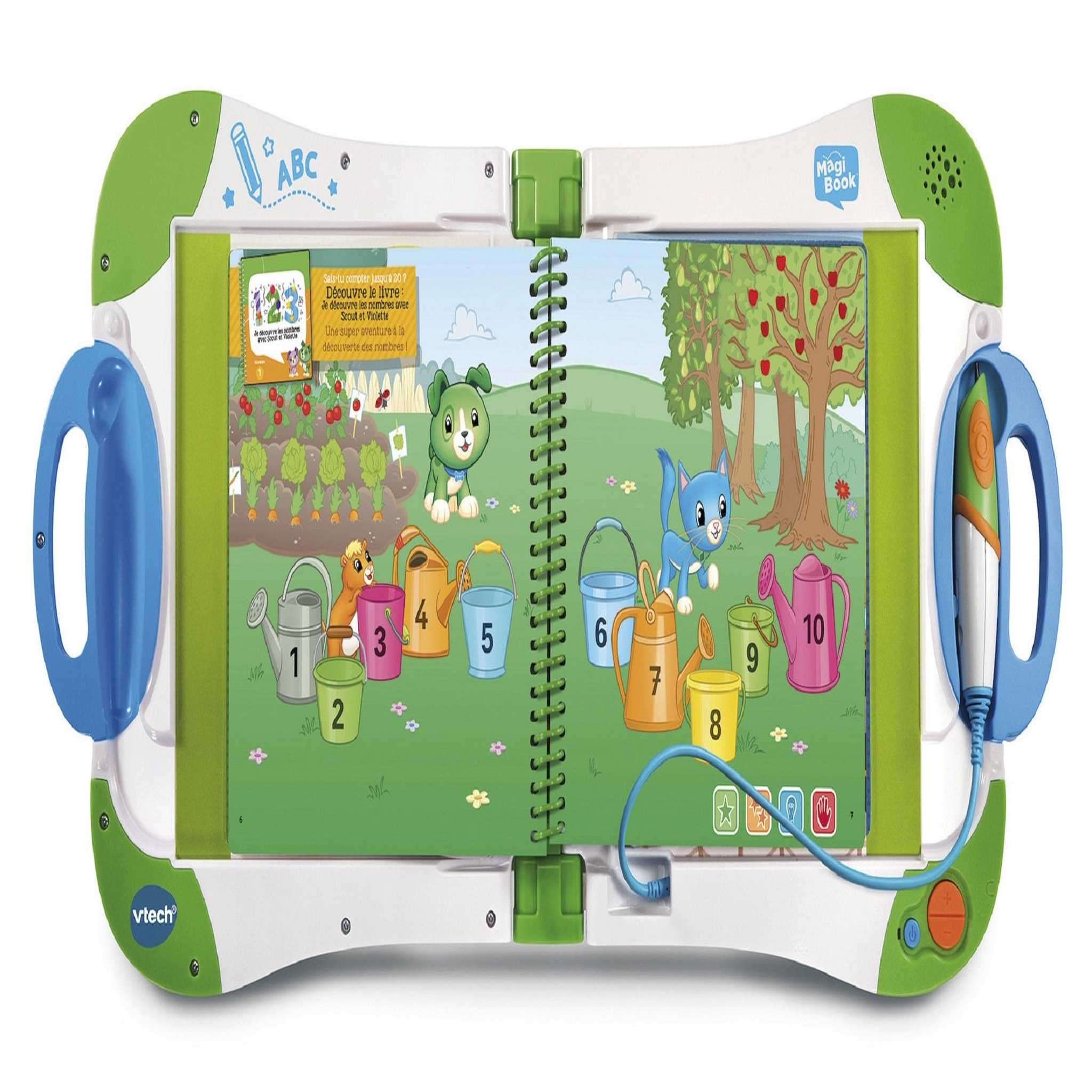 Voir la diapositive 2 : VTECH Magibook Starter Pack Vert 