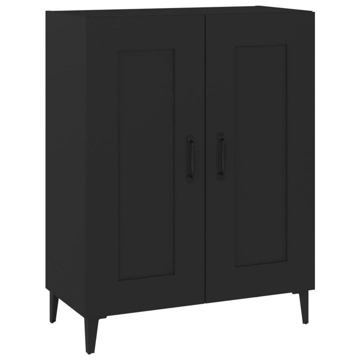 VIDAXL Buffet Noir 69,5x34x90 cm Bois d'ingenierie