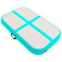 Voir la diapositive 2 : VIDAXL Tapis gonflable de gymnastique avec pompe 60x100x10 cm PVC Vert