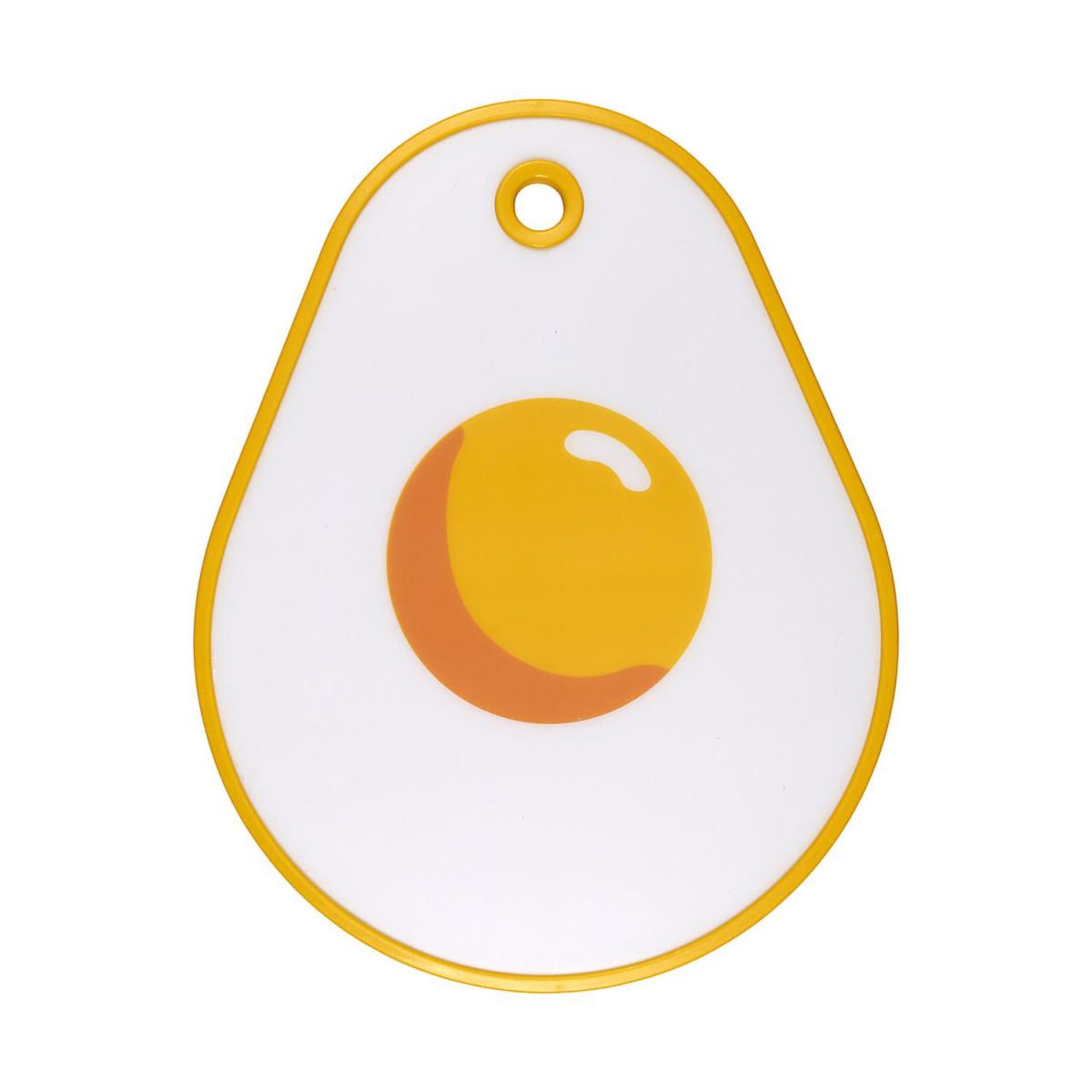 COOK CONCEPT Planche à découper  œuf  38cm jaune