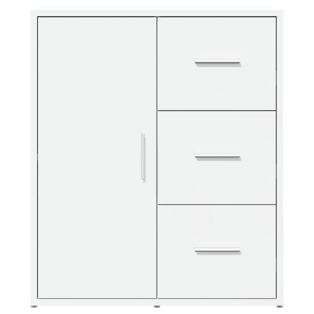 VIDAXL Buffet blanc 60x31x70 cm bois d'ingenierie