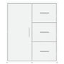 Voir la diapositive 5 : VIDAXL Buffet blanc 60x31x70 cm bois d'ingenierie