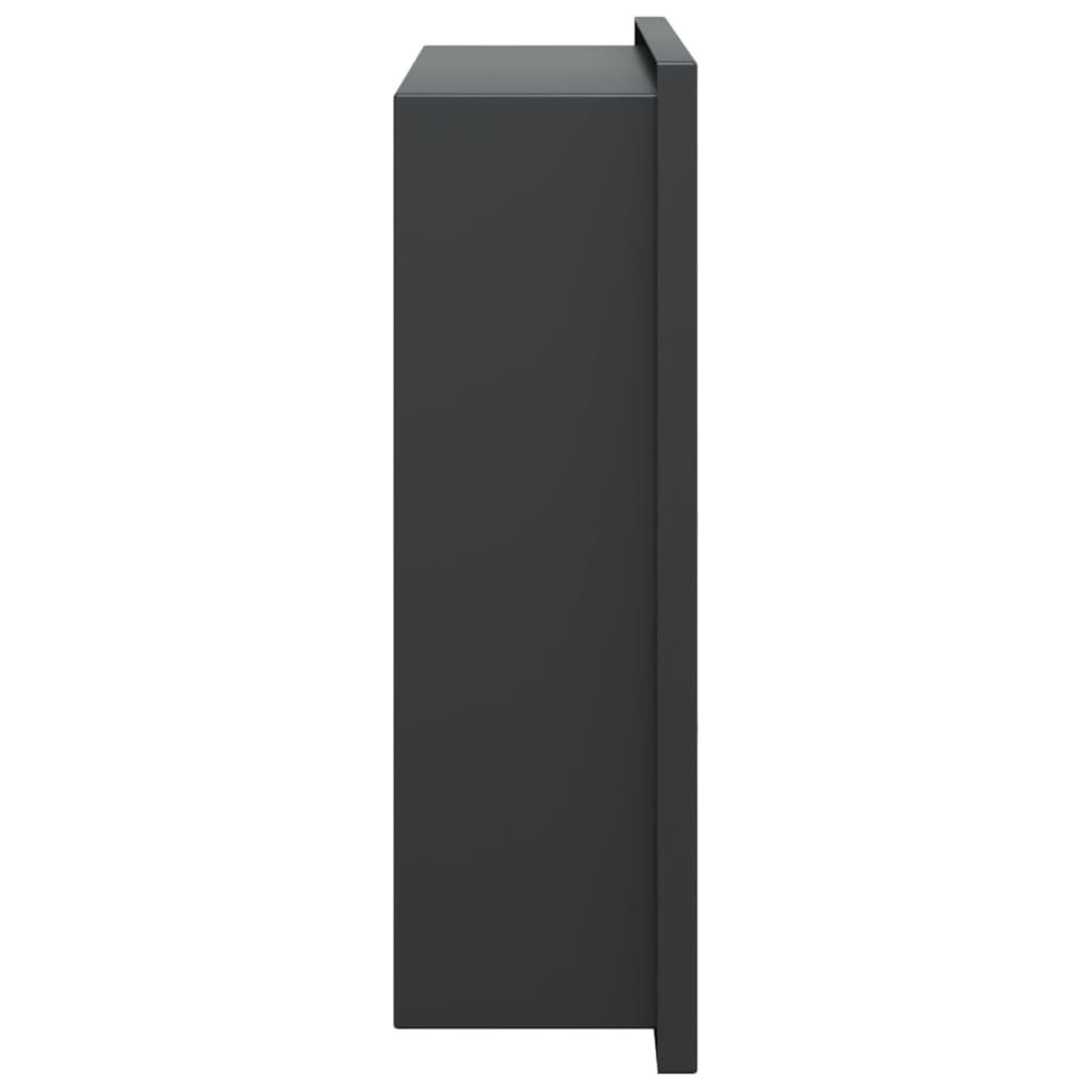 Voir la diapositive 5 : VIDAXL Niche de douche noir mat 32x32x9 cm acier inoxydable