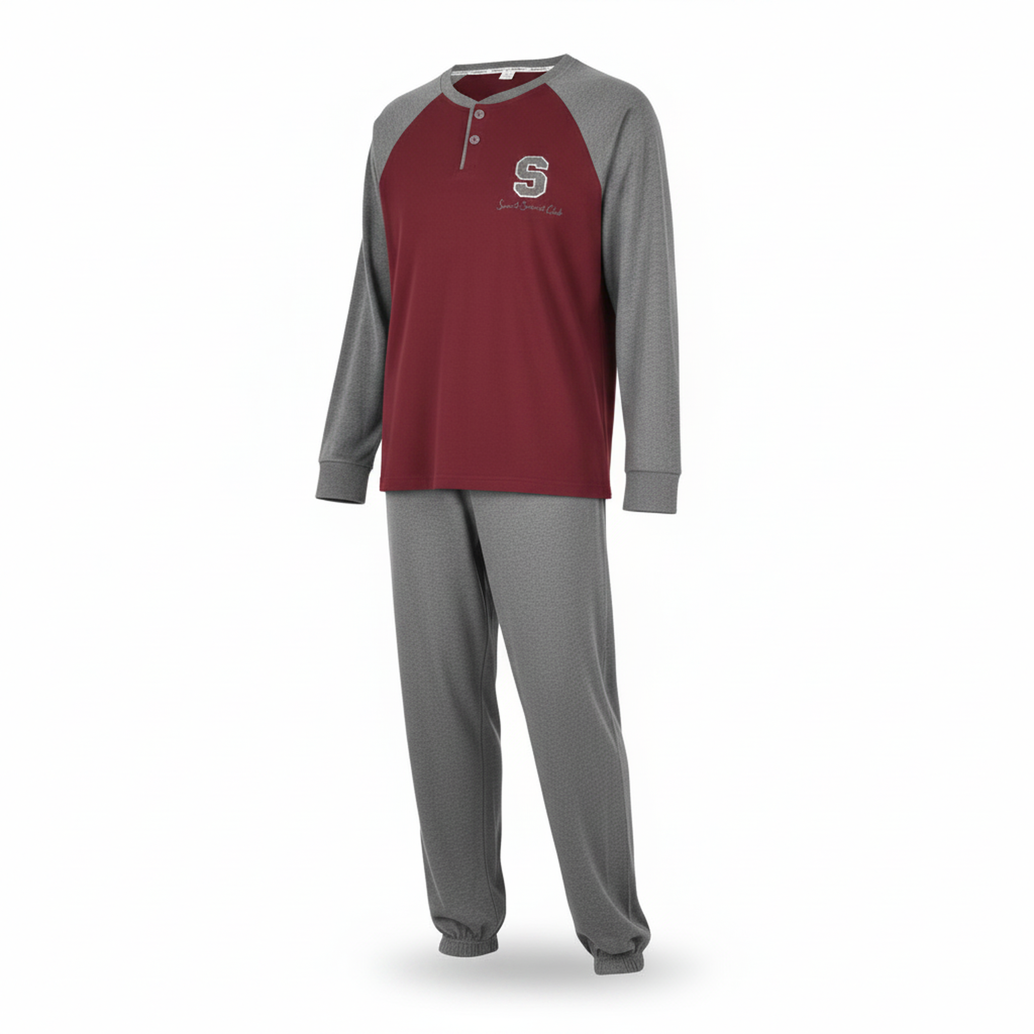 Voir la diapositive 1 : OZABI Ozabi ensemble pyjama homme doublé polaire bicolore sweet secret club