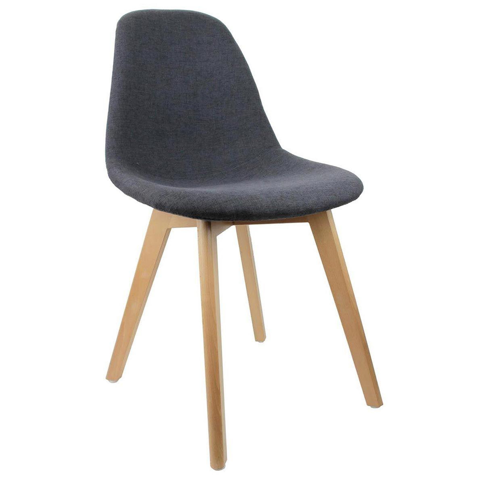 Voir la diapositive 2 : The Home Deco Factory Lot de 2 chaises scandinaves  pilta  87cm noir