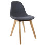 Voir la diapositive 2 : Paris Prix Lot de 2 Chaises Scandinaves  Pilta  87cm Noir