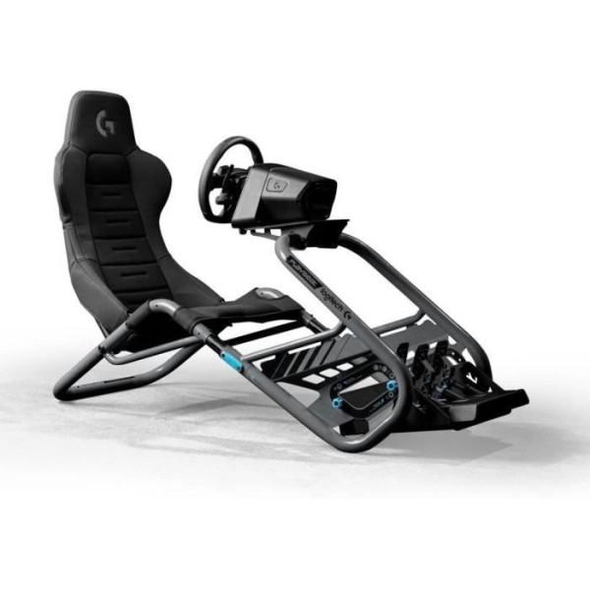 Voir la diapositive 2 : Playseat Siege de Simulation - PLAYSEAT - Trophy x Logitech G Edition - Gris/Noir
