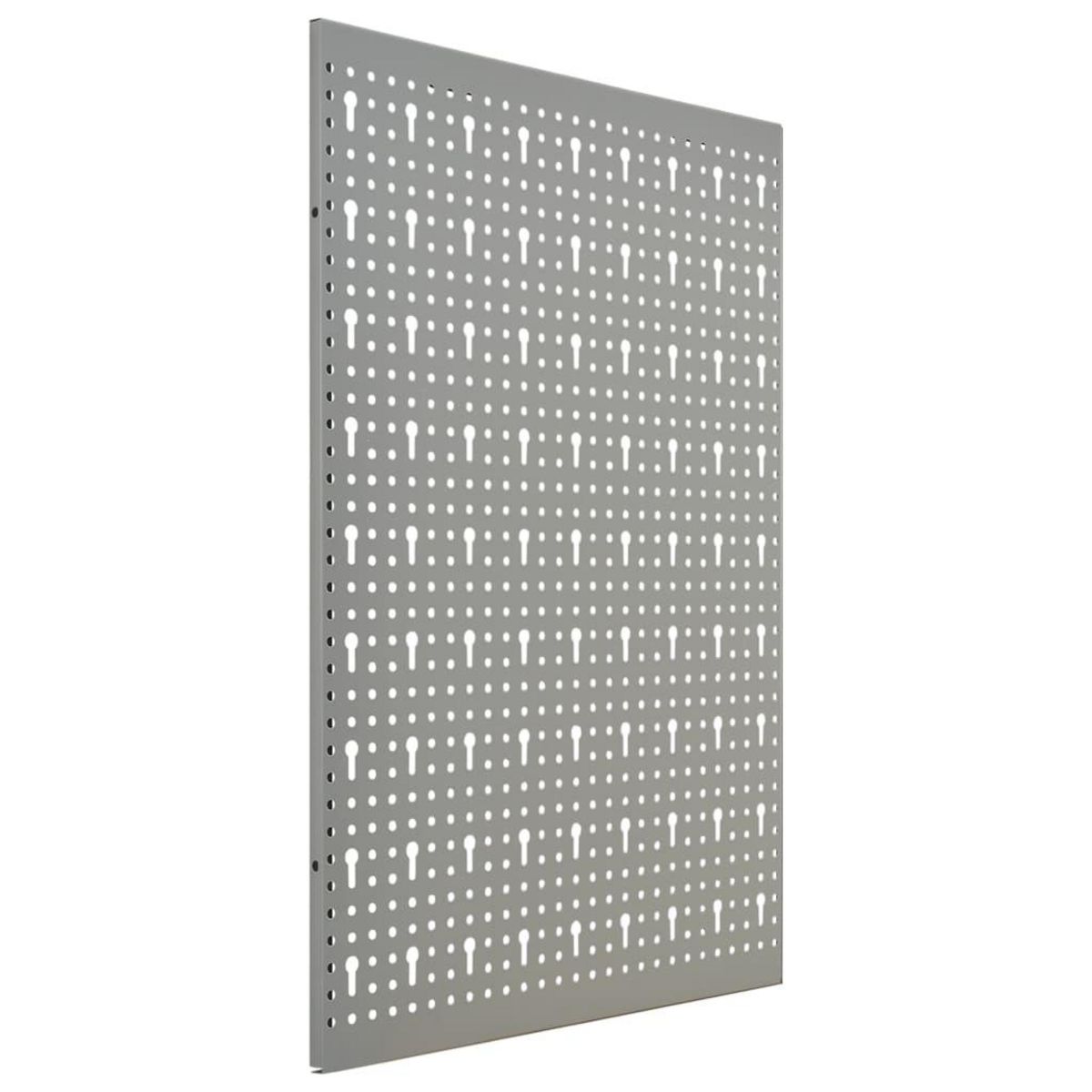 VIDAXL Panneaux a chevilles muraux 4 pcs 40x58 cm Acier