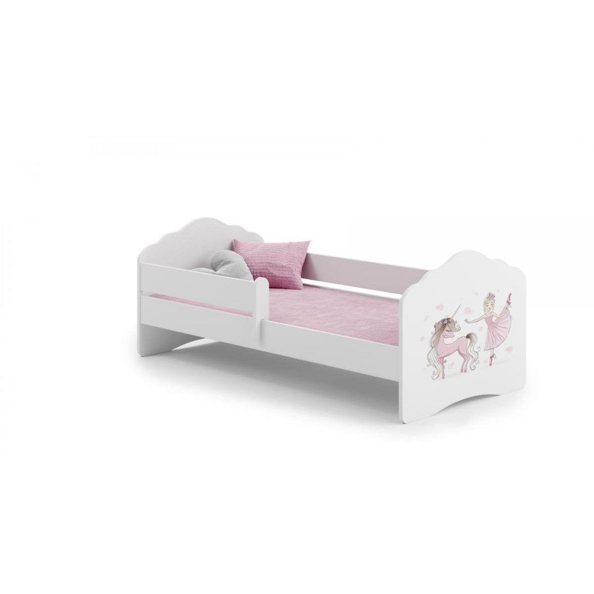 KOBI Lit enfant FALA BAR 140x70 Princesse avec matelas