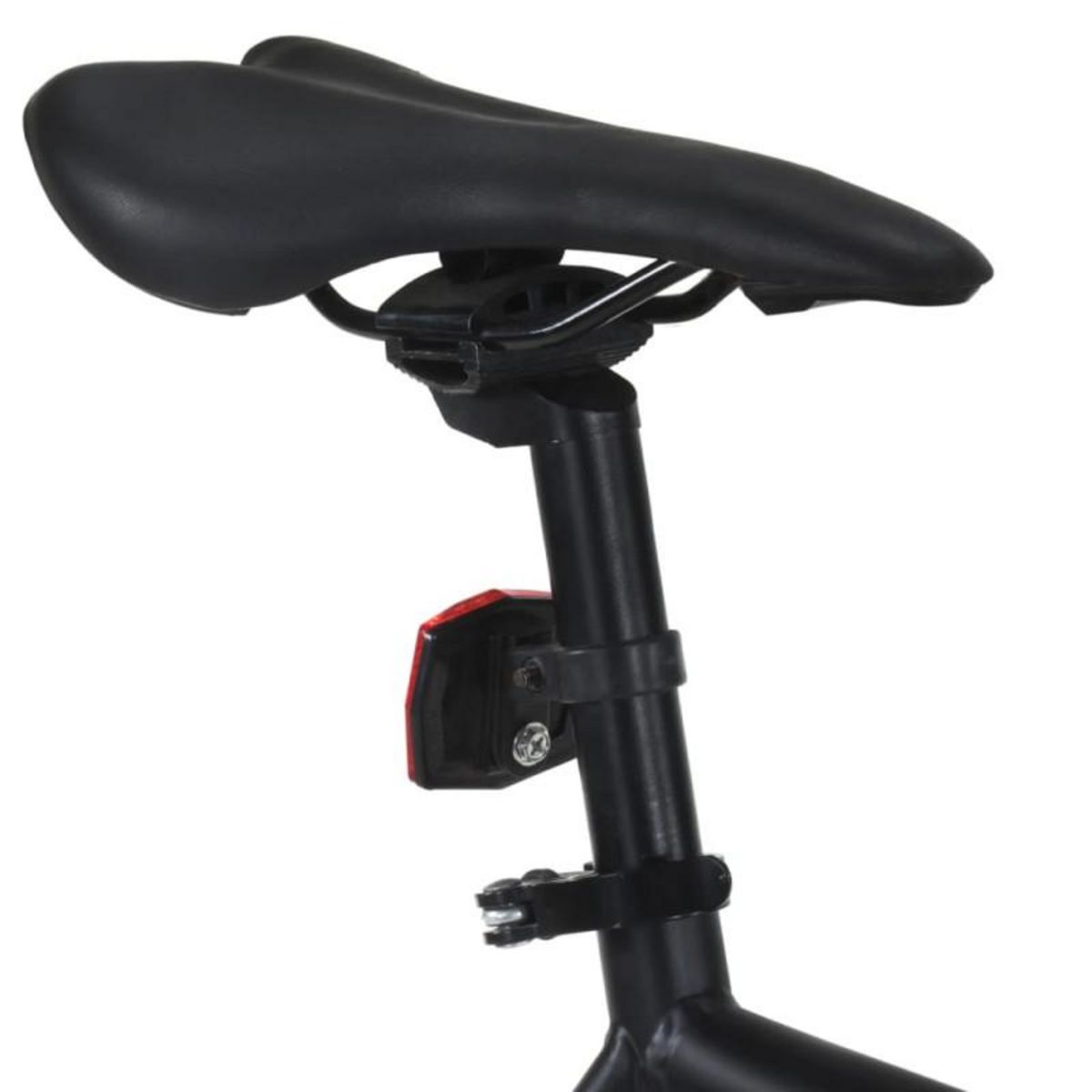 VIDAXL Vélo à pignon fixe noir et vert 700c 59 cm