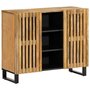 Voir la diapositive 1 : VIDAXL Buffet 90x34x75 cm bois de manguier massif brut
