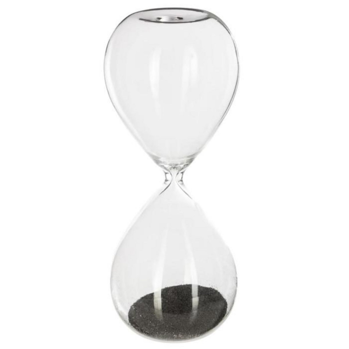 ATMOSPHERA Sablier Déco  Magnétique  15cm Noir